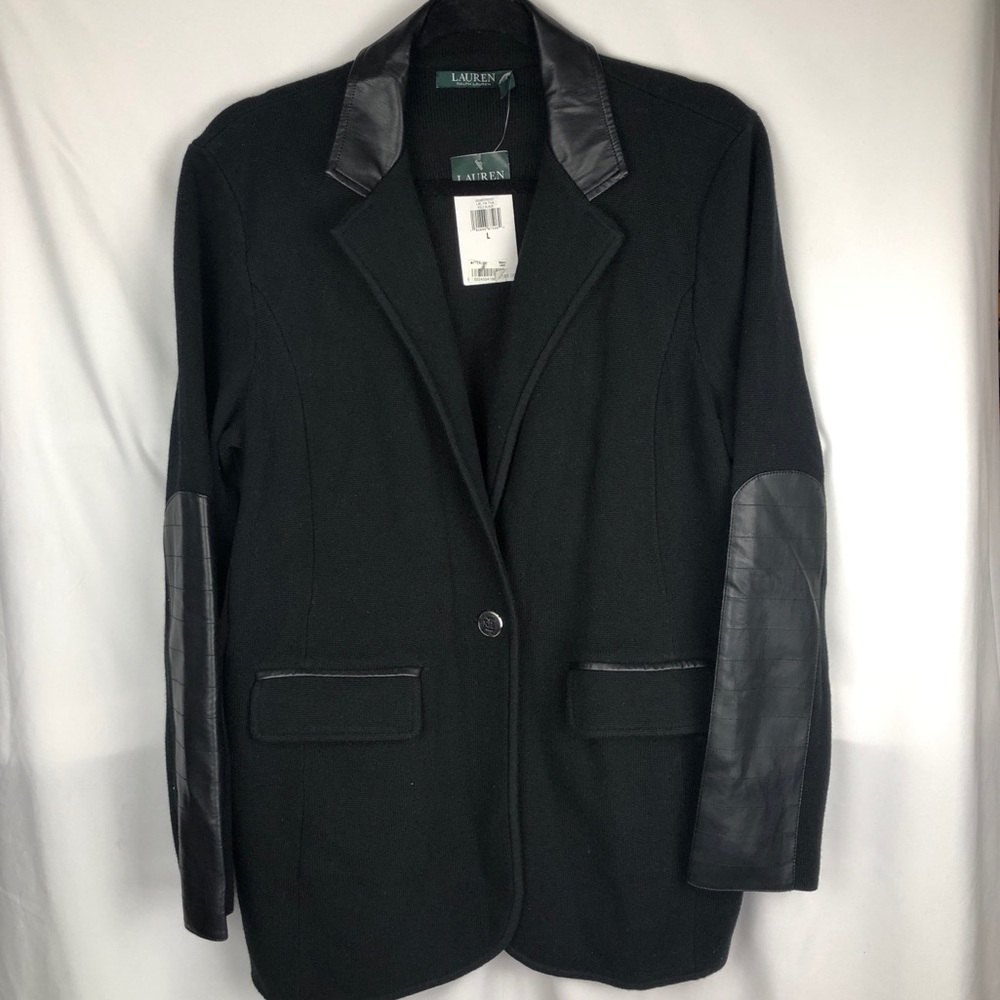 NWT Lauren by Ralph Lauren Sweater Jacket